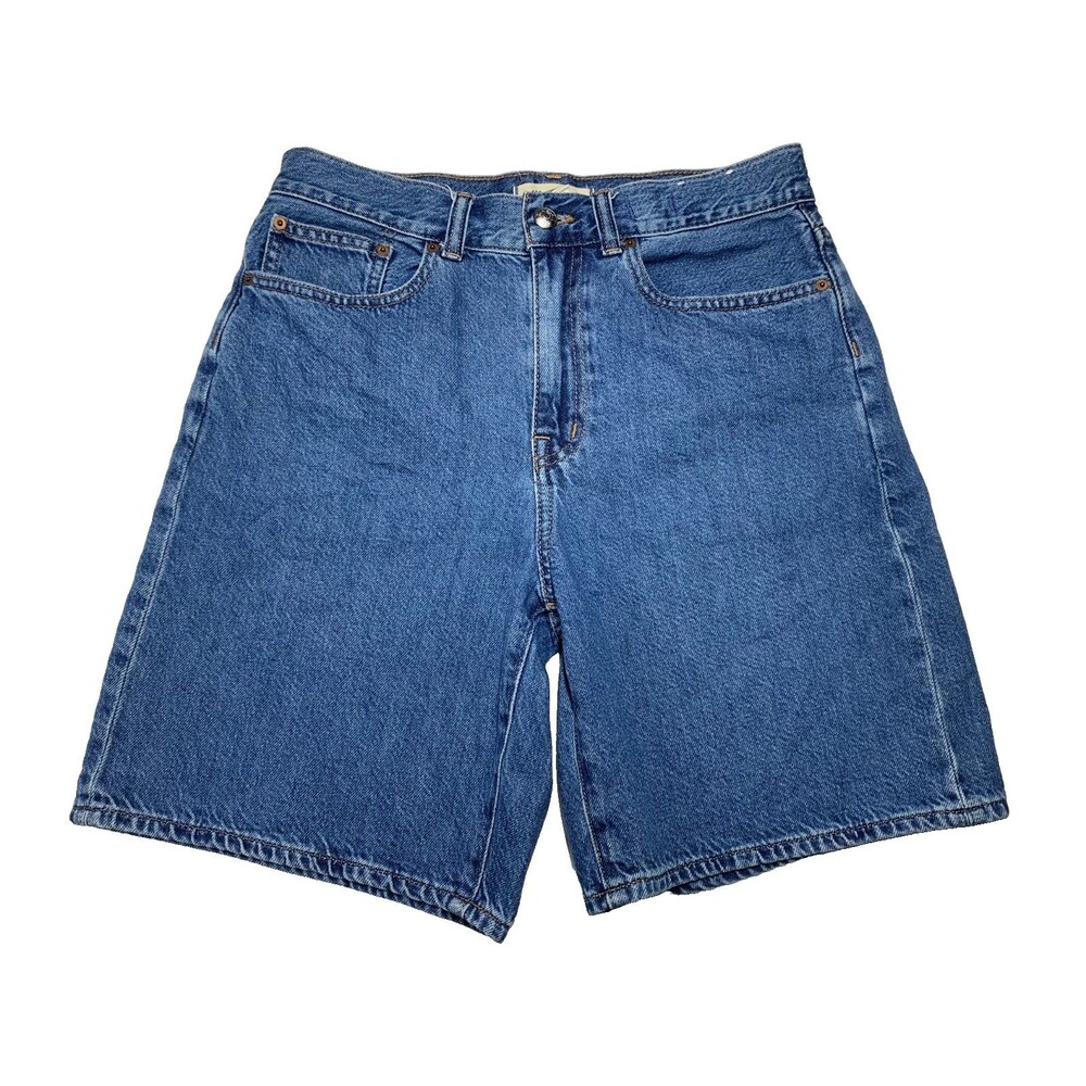 Madewell Womens 26 x 8 The 1997 Denim Bermuda Shorts Blue All Cotton Jean Shorts